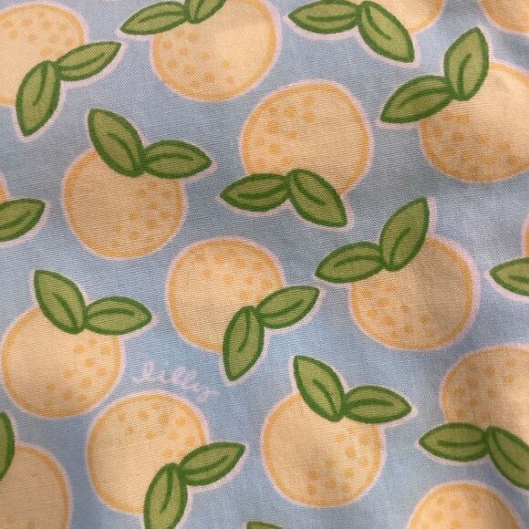 Lilly Pulitzer Sz 8 Lemons Capri Cotton Pockets Lightweight Beach Fun - Picture 3 of 11